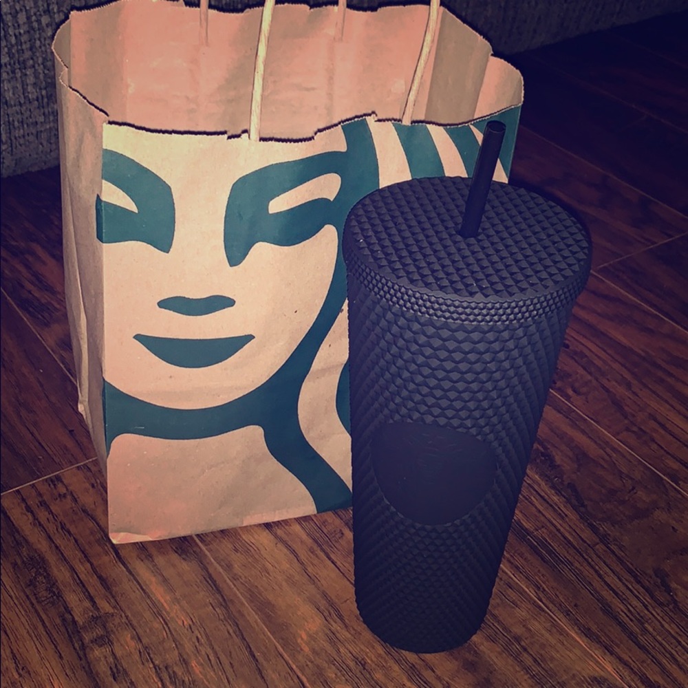 Starbucks black studded tumbler 24 oz NWT